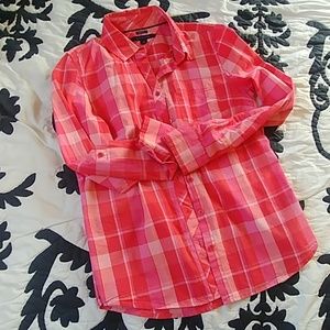 Tommy Hilfiger Plaid Button Up